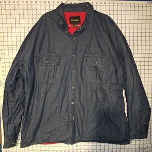 Carlucci Men's Classic Blue Denim Shirt Jacket